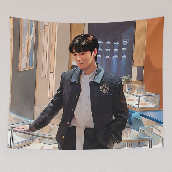 Item preview, Cha Eunwoo Posing in Luxury Store designed and sold by Little-s.