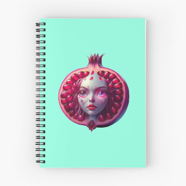 Item preview, Pomegranate Face | Fruits Patterns | Fruit Creatures Collection designed and sold by monkeybusiness.pt.