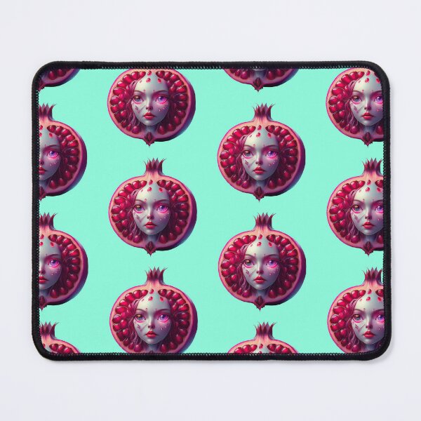 Item preview, Pomegranate Face | Fruits Patterns | Fruit Creatures Collection designed and sold by monkeybusiness.pt.