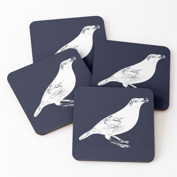 Item preview, Satin Bowerbird White Design  designed and sold by designsasstultd.