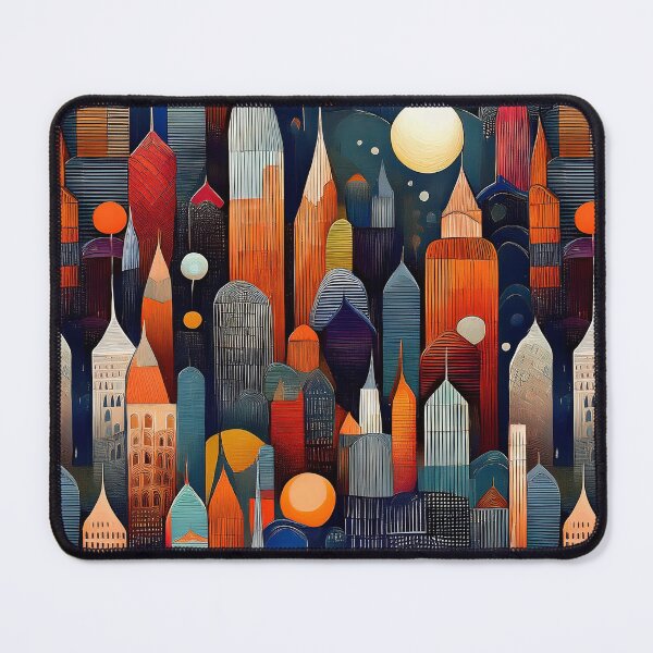Item preview, Moonlight cityscape designed and sold by Vibranta Studio.