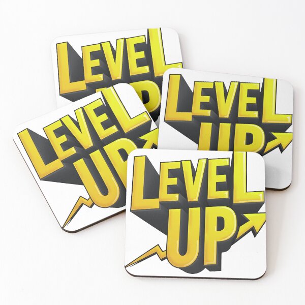 Item preview, Level Up yellow and black designed and sold by MysticEve.