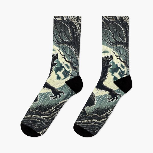 Item preview, The werewolf is searching for food designed and sold by Purpleflex.
