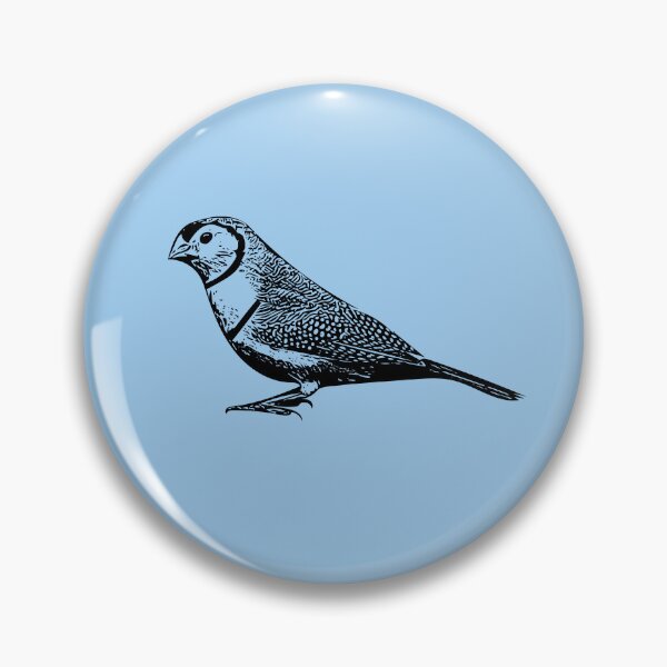 Item preview, Double-Barred Finch Black Design  designed and sold by designsasstultd.