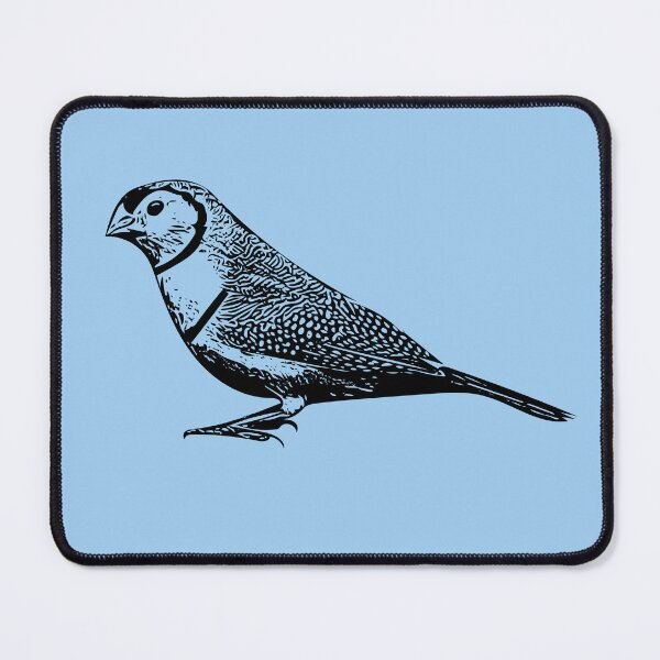 Item preview, Double-Barred Finch Black Design  designed and sold by designsasstultd.