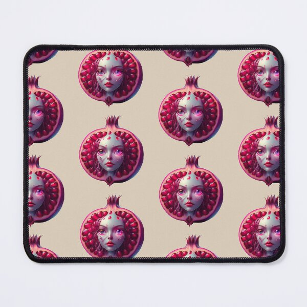 Item preview, Pomegranate Face | Fruits Patterns | Fruit Creatures Collection designed and sold by monkeybusiness.pt.