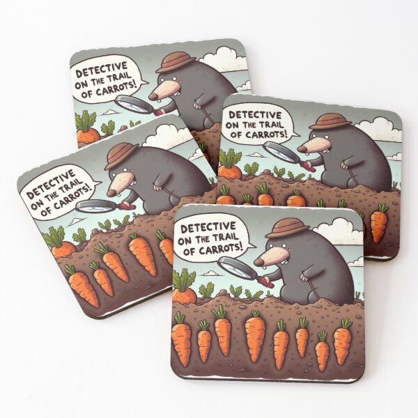 Item preview, Un topo con una gran lupa. designed and sold by DesignFreaks7.