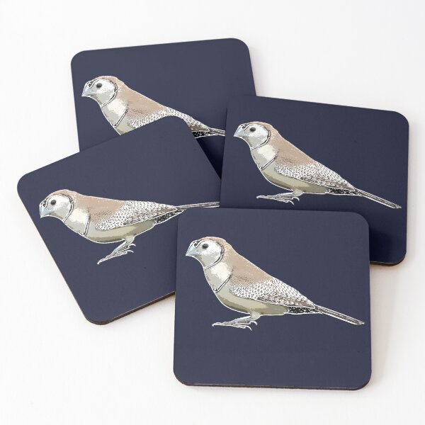 Item preview, Double-Barred Finch White Alternate Design  designed and sold by designsasstultd.