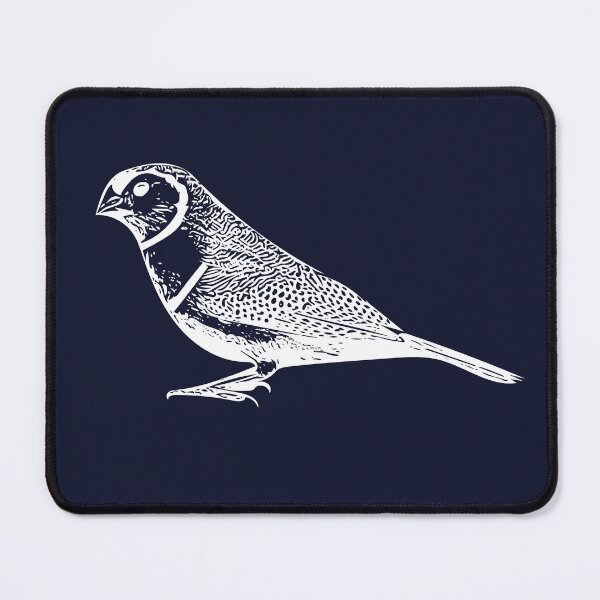 Item preview, Double-Barred Finch White Design designed and sold by designsasstultd.
