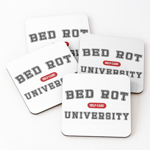 Item preview, Bed Rotting University - Self-Care TikTok meme designed and sold by CottonGarb.