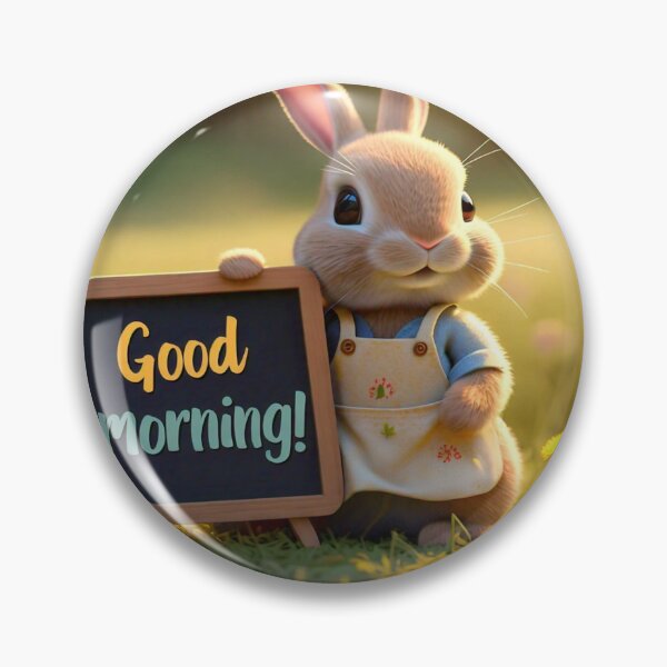 Item preview, Good morning bunny designed and sold by RiseAbove22.