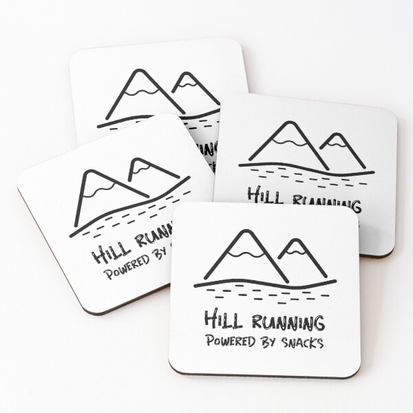 Item preview, Hill running. Powered by snacks designed and sold by FirstTimeTees.