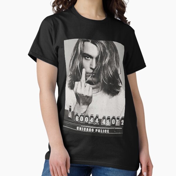 Famous Mugshots - Johnny Depp Classic T-Shirt
