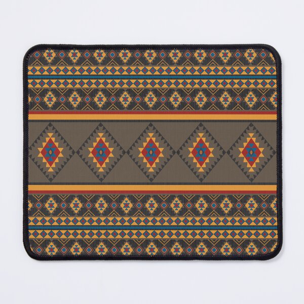 Item preview, Navajo tribal vector seamless pattern. Native American ornament. Ethnic South Western decor style. Boho geometric ornament. Vector seamless pattern. Mexican blanket, rug. Woven carpet illustration designed and sold by kasune-shop.