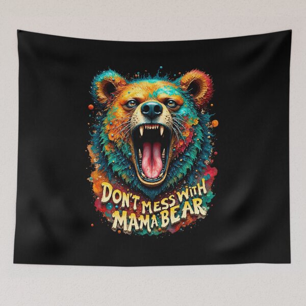 Artikelvorschau, Kopie von Fearless Mama Bear Design entworfen und verkauft von ArtCreator2023.