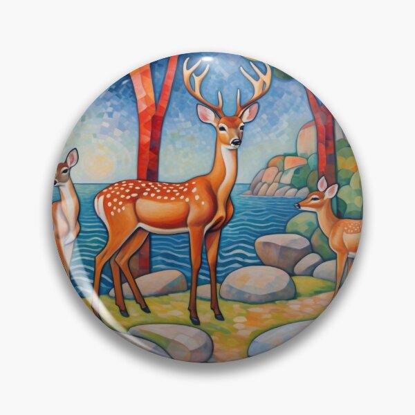 Item preview, Woodland Deer designed and sold by M-Y-A-R-T-.
