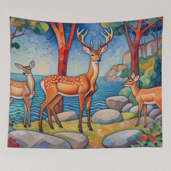Item preview, Woodland Deer designed and sold by M-Y-A-R-T-.