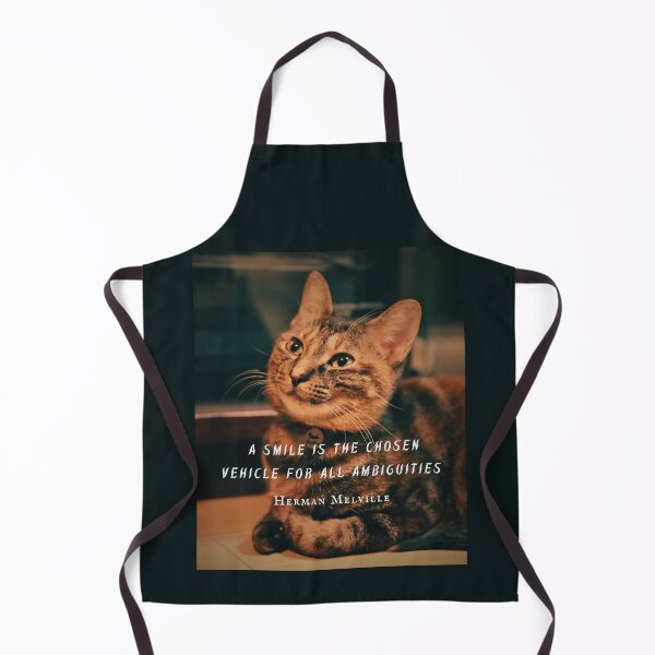 Item preview, Herman Melville quote: a smile is the chosen vehicle for all ambiguities designed and sold by artbleed.