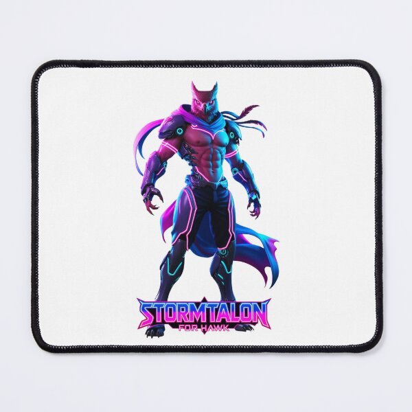 Item preview, Space Warrior Hawk - Neon Wilds - Gaming Themed Wild Animal Characters designed and sold by TANDIGITALSHOP.