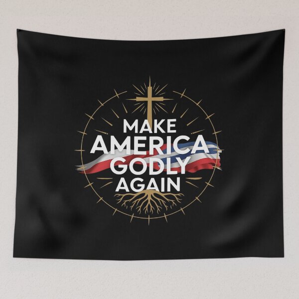 Item preview, Make America Godly Again Psalm - Present for those who cherish faith, patriotism, and American values. designed and sold by ZyziowskyArt.