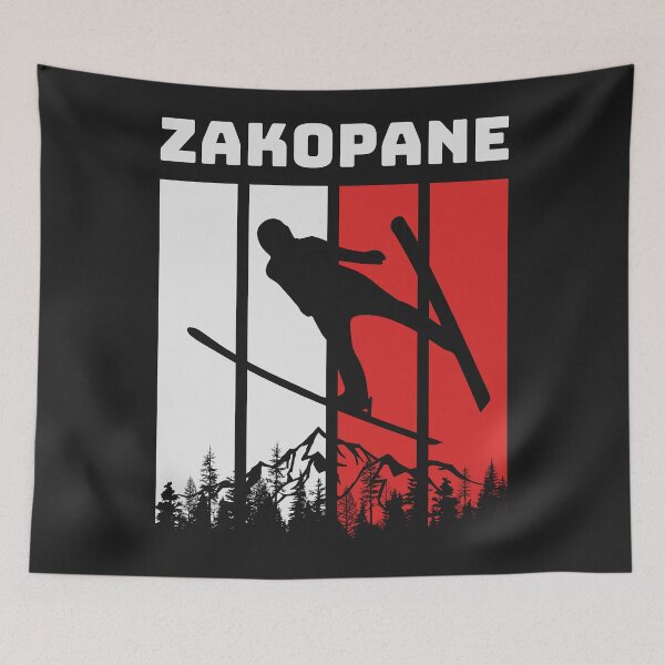 Item preview, Zakopane Ski Jumping Poland Skoki Narciarskie Polska  designed and sold by Anniko Art Studio.
