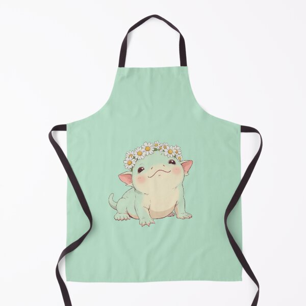 Item preview, Adorably Crowned Axolot A Flowery Tale designed and sold by MadeByHaresShop.