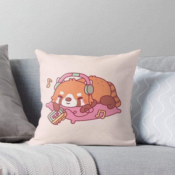 Item preview, Cute Red Panda Listening To Music designed and sold by rustydoodle.