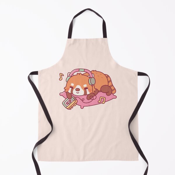 Item preview, Cute Red Panda Listening To Music designed and sold by rustydoodle.