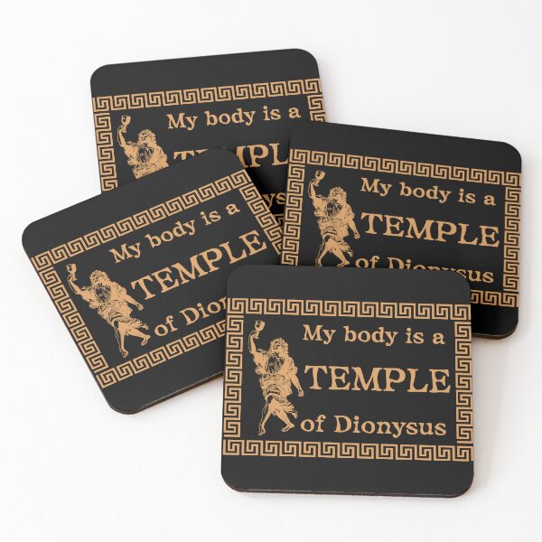 Item preview, My body is a temple of Dionysus designed and sold by Cleanthes.