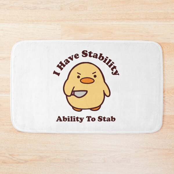 Item preview, Stabby Duck with Knife | I have stability Ability to stab designed and sold by thesocialcactus.