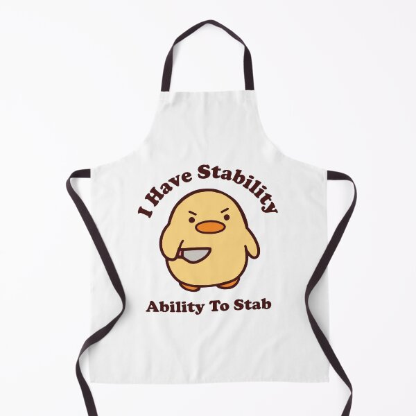 Item preview, Stabby Duck with Knife | I have stability Ability to stab designed and sold by thesocialcactus.