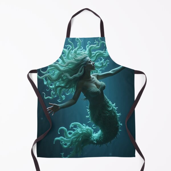 Item preview, Mermaid letting herself be carried away by the sea designed and sold by Catatonia21.