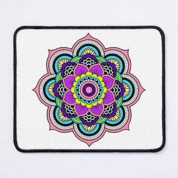 Item preview, Colorful Mandala Pattern Modern designed and sold by LaughingLattes.