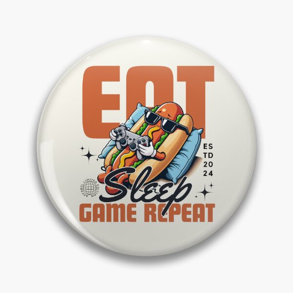 Item preview, Eat sleep game repreat designed and sold by Peerless-Prime.