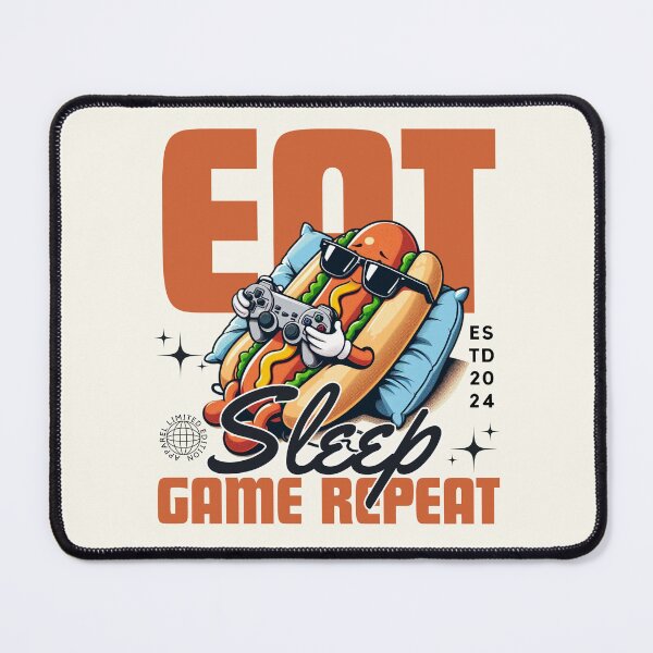 Item preview, Eat sleep game repreat designed and sold by Peerless-Prime.