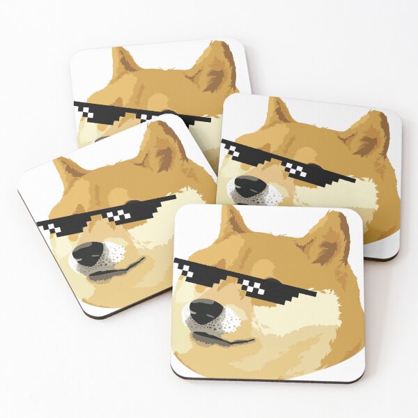 Artikelvorschau, Shiba Hund Doge mit Thug Life Brille entworfen und verkauft von ShopEasy9.