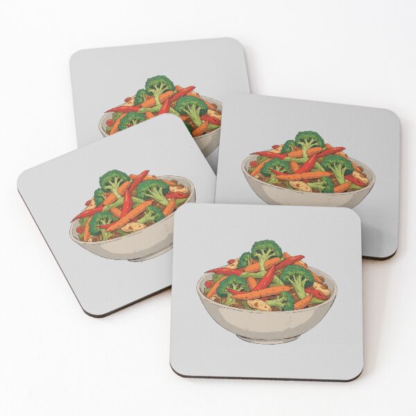 Item preview, Teriyaki Stir-Fry Delight Comic Style designed and sold by ShroomForge.