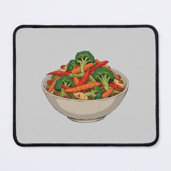 Item preview, Teriyaki Stir-Fry Delight Comic Style designed and sold by ShroomForge.
