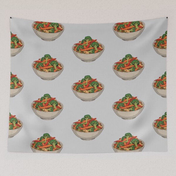 Item preview, Teriyaki Stir-Fry Delight Comic Style designed and sold by ShroomForge.