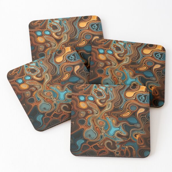 Item preview, Aboriginal Inspired Dot Art - Water Oases designed and sold by GrinGalore.