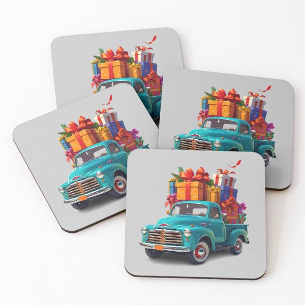 Item preview, Pickup truck with gifts designed and sold by AnnaTymosh.