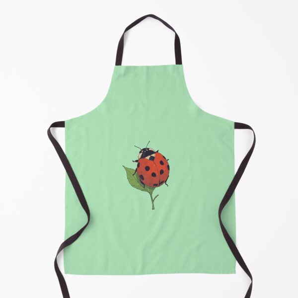 Item preview, Vibrant Ladybug Perch Pastel Mint Comic Style Illustration designed and sold by ShroomForge.