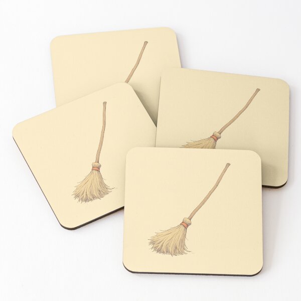 Item preview, Frayed Witch's Broom against Pastel Backdrop Comic Style designed and sold by ShroomForge.