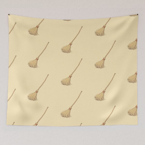 Item preview, Frayed Witch's Broom against Pastel Backdrop Comic Style designed and sold by ShroomForge.
