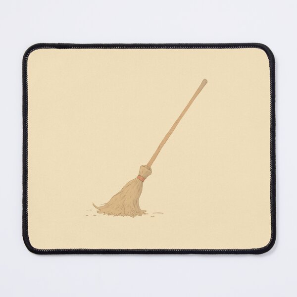 Item preview, Frayed Witch's Broom against Pastel Backdrop Comic Style designed and sold by ShroomForge.
