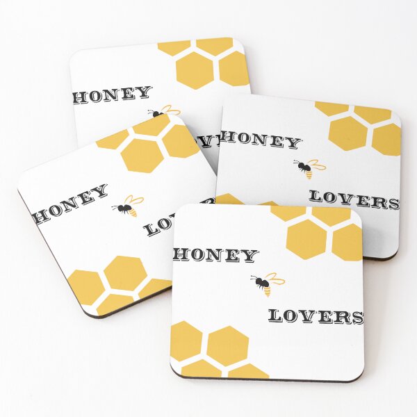 Item preview, Honey Lovers - Minimalist Bee & Honeycomb Design designed and sold by Infinite Feeling Shop.