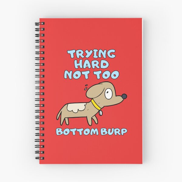Item preview, Trying hard not to bottom burp designed and sold by BritishDelights.