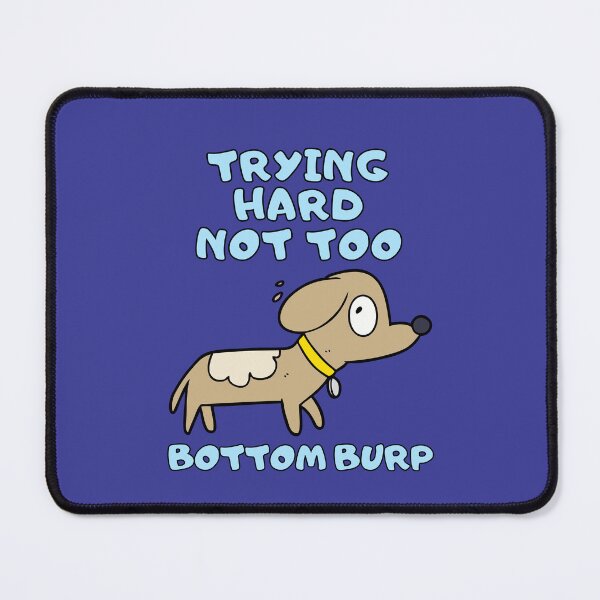 Item preview, Trying hard not to bottom burp designed and sold by BritishDelights.
