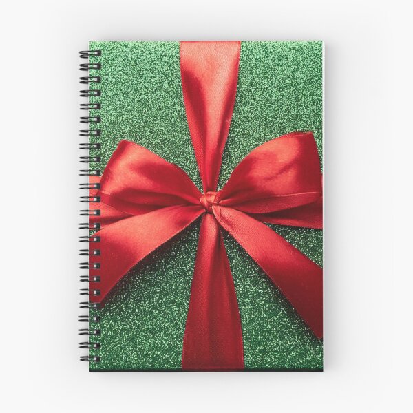 Item preview, Christmas Giftbox Green Sparkling Box with Red Ribbon designed and sold by rclwow.