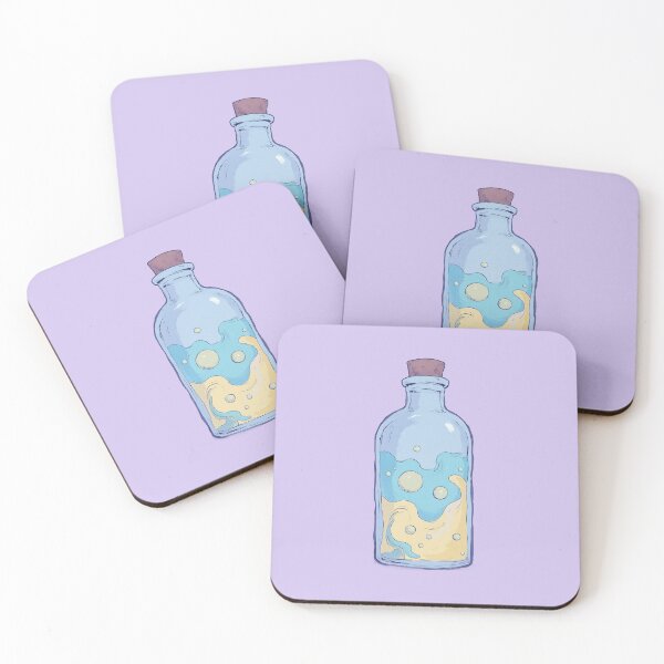 Item preview, Bubbly Transformation Potion Line Clair Comic Illustration designed and sold by ShroomForge.